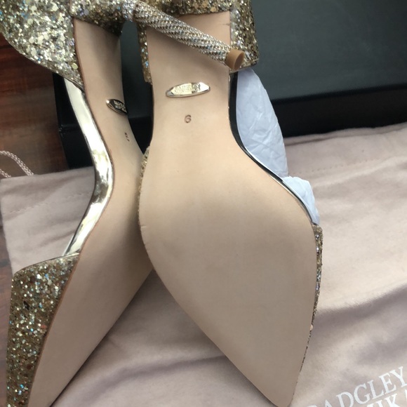 Badgley Mischka Ozara Glittered Evening Pump - Picture 5 of 7